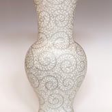 T13C-New-Guan-Ware-Vase-2016-h.44x20x12cm-handpainted-porcelain-goldluster-and-celadon-glaze