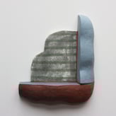22 green striped 36 x 7 x 26 cm