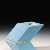 233 Balance,1991,stoneware Glaze, Plexiglas 23xh18.5cm Xx (2)