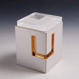 P.217 Cube Series 23, 2016 8.5x8.5xh11.5cm Keramiek,goudluster,plexiglas (38)