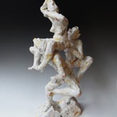 Beating the Air, stoneware-glaze,h.68cm, TerraDelft1