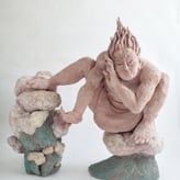 W6-Seperating-the-Sea-Delft-2015-40x45x40-stoneware-acrylics