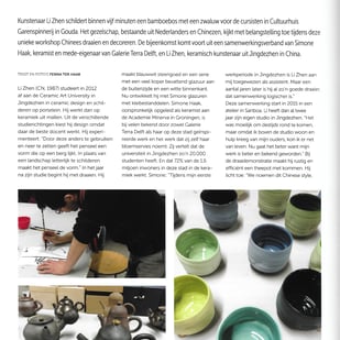 ZhenXi in KLEI keramiek magazine