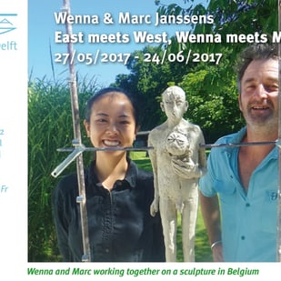 East meets West; Wenna meets Marc