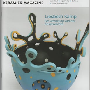 Liesbeth Kamp in KLEI Keramiek Magazine