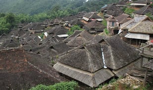 One hundred cups in China