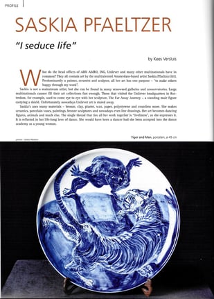 Saskia Pfaeltzer in New Ceramics