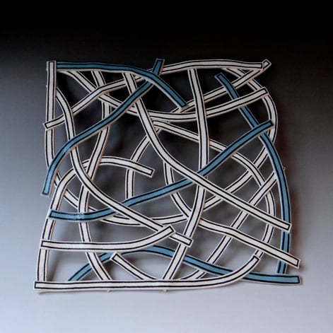 LMFD242 Peppermint candy, h.37x35x1cm, TerraDelft, -1