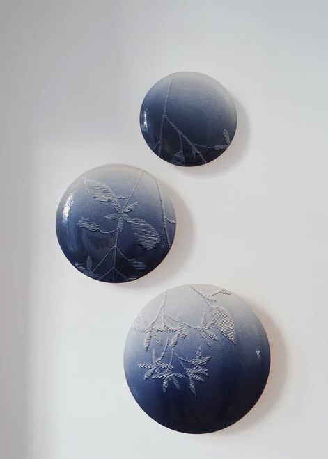 Nature, tryptich, Sd.25+Md.30+Ld.35cm, TerraDelft1