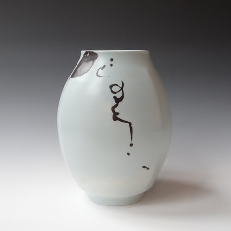 KB24-21 Still, Porcelain-Ru-Basalt, 25.5xØ21cm, TerraDelft3