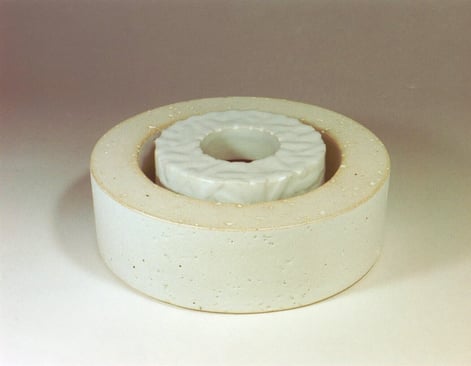 415 Inside Series I, 2000, 2 Parts, Diam 28 Cm, H.10 Cm. H.01