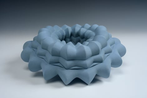 MdG20-07, object steengoed, 15x41x35cm, handgevormd