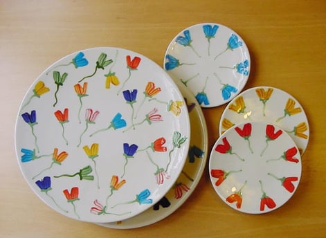 Simone-Haak-bloemservies-Gebakschaal-en-schotels